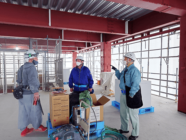 安全パトロールの様子